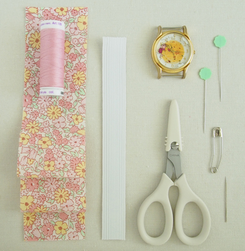 Fabric & Elastic Watch Strap Tutorial Pretty by Hand